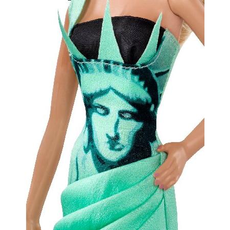 バービー ドール オブ ザ ワールド ランドマーク コレクション自由の女神 T3772 ピンクラベルの画像