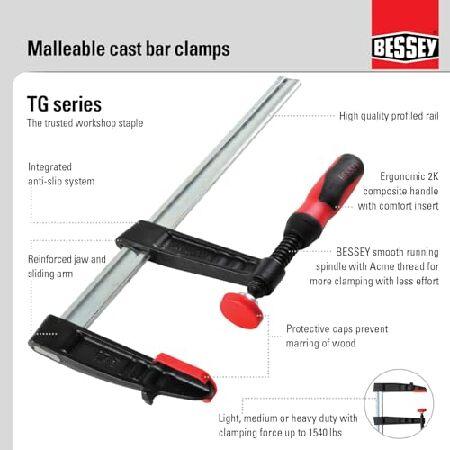 12 length x 5-1/2 throat Bessey TG Professional Series Clamp， TG5.512+2K by Bessey_2