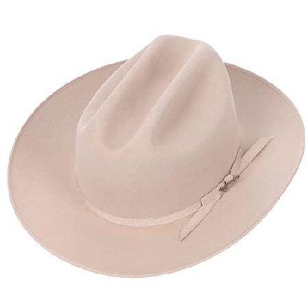 Stetson メンズ 6X オープンロードファー フェルト カウボーイハット - Sfoprd-052661 シルバーベリー US サイズ: 6 7/8 カラー: シルバーの画像