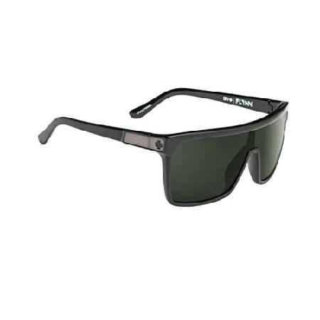 Spy Flynn Sunglasses Shiny Black w/Matte Black Frame/Grey Lens