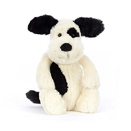 新品　ジェリーキャット　パピー　犬　dog バシュフル　白 黒　ぶち　M Jellycat(ジェリーキャット) バシュフル パピー M ぬいぐるみ イヌ