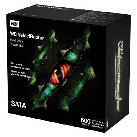 Western Digital WD VelociRaptorは300ギガバイトワークステーションのハードドライブ：3.5インチ、10000 RPM、SATA III、32メガバイトのキャッシュ -_3