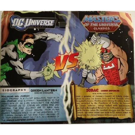 DC Universe Masters of the Universe Classics Action Figure 2Pack Cosmic Crusader Green Lantern Vs. Cosmic Enforcer Zodac