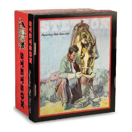 Stetson メンズ アンガス 6X ファーフェルト カウボーイハット - Sfangs-754049 グラナイトグレー US サイズ: 7 カラー: グレーの画像