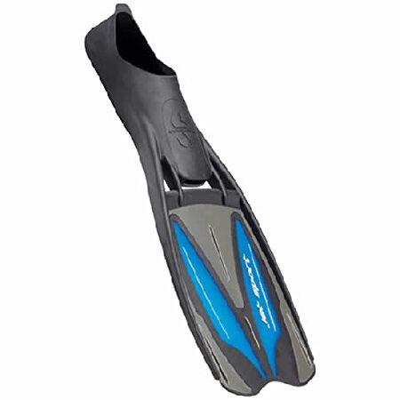Scubapro Jet Sport フルフットダイビングフィン XL ブラック/グレー/ブルー_1