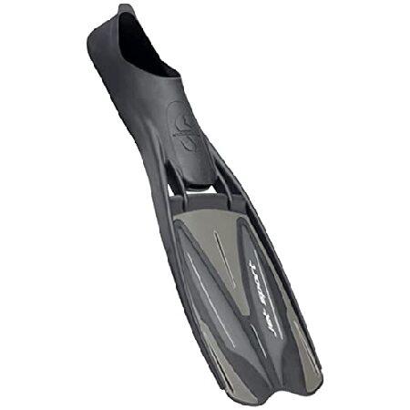 Scubapro Jet Sport フルフットダイビングフィン XL ブラック/グレー/ブルー_4