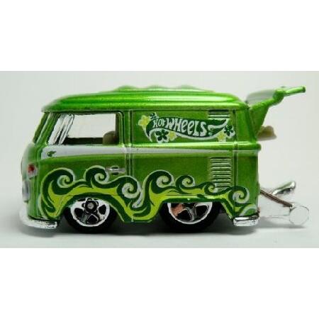 Hot Wheels 2013-175 HW Showroom Volkswagen KOOL KOMBI Green 1:64 Scale by Mattelの画像