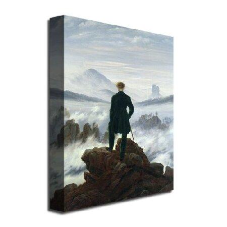 Trademark Art The Wanderer Above The Fog キャンバスアート Caspar Friedrich 18 by 24-Inch BL0650-C1824GGの画像