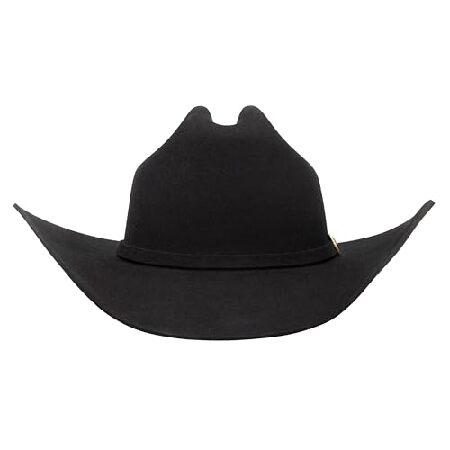 Stetson メンズ カウボーイマーシャルハット, ブラック, 7 3/8の画像
