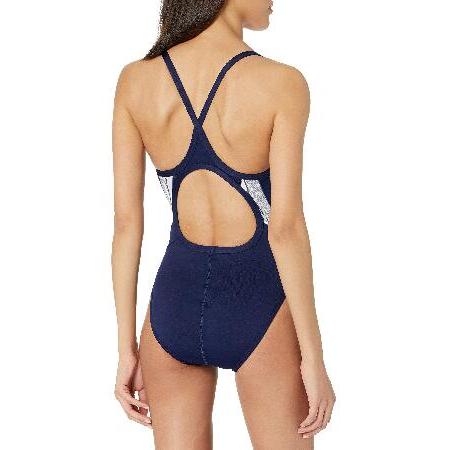 TYR SPORT 婦人用 DiamondFit 水着 フェニックスの継ぎ目 ブルー_1