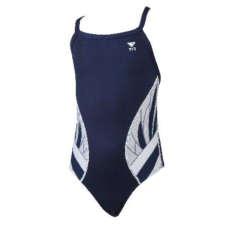 TYR SPORT 婦人用 DiamondFit 水着 フェニックスの継ぎ目 ブルー_2
