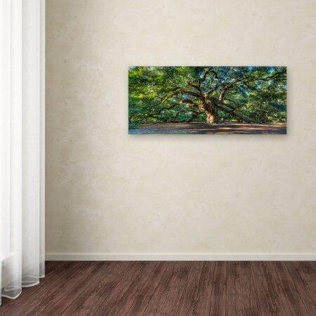 Trademark Fine Art Angel Oak Charleston Pierre Leclerc キャンバスウォールアートワーク 24 by 47-Inch PL0001-C2447GG_2