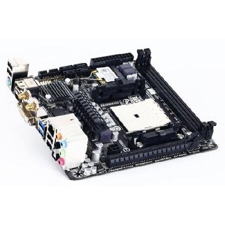 Gigabyte GA-F2A85XN-WIFI AMD A85X ソケット FM2 Mini ITX マザーボード