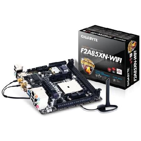 Gigabyte GA-F2A85XN-WIFI AMD A85X ソケット FM2 Mini ITX マザーボード