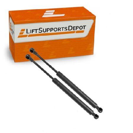 Lift Supports Depot Qty (2) 10mm Metal U Clamp Lift Supports 17 Inch Extended x 70lbs Shocks Strutsの画像