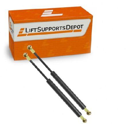 Lift Supports Depot Qty (2) 10mm Metal Cup End Lift Supports 17 Inch Extended x 120lbs Shocks Strutsの画像