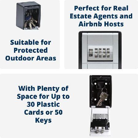 ABUS 08492 Big KeyGarage 787 Padlock for Wall Mounting - Black/ Silver