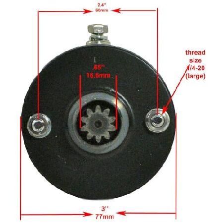 レアエレクトリック スターターとソレノイド HARLEY DAVIDSON SUPERGLIDE ELECTRIC START FXE 1974-1984 SAJ4003A SAJ4003AAに対応_3