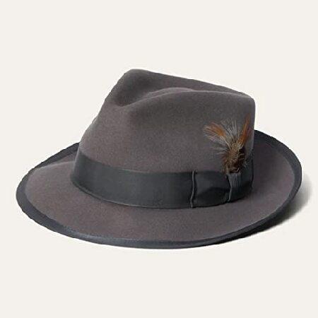 Stetson Men's Whippet Royal Deluxe Fur Felt Hat, Caribou, 7.625の画像