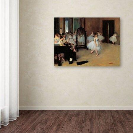 Trademark Fine Art The School of Dance, 1871 アートワーク Edgar Degas 14by19-Inch BL01448-C1419GG_2