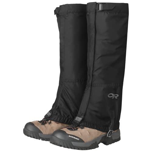 OUTDOOR RESEARCH MENS ROCKY MOUNTAIN HIGH GAITERS BLACK (X-LARGE)｜awa-outdoor｜02