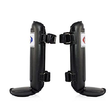 Fairtex (フェアテックス) SP3 プロスタイル 脛ガード - ブラック、ブルー、レッド Sの画像