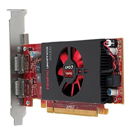 HP J3G91AT AMD AMD FirePro W2100;: 320 Stream Processors organized into 5 Compute Units; Frequency: 630Mhz; Power: 35W 2GB graphics card_3