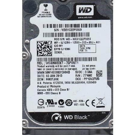 wd3200bekt-75pvmt1、DCM hhotjhk、Western Digital 320 GB SATA 2.5ハードドライブ_2