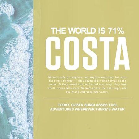 Costa Del Mar サングラス 男性用 - Cat Cay メンズ 偏光サングラス - 釣り、ボート、ビーチ UV保護 サイズ 61 580G， 遮光/グリーンミラー 580p。， 61_5