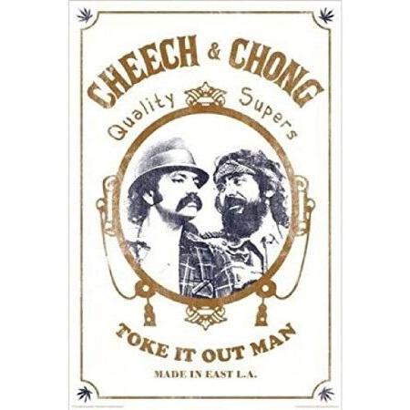 Cheech ＆ Chong Toke It Out 36 x 24アートプリントポスター壁装飾