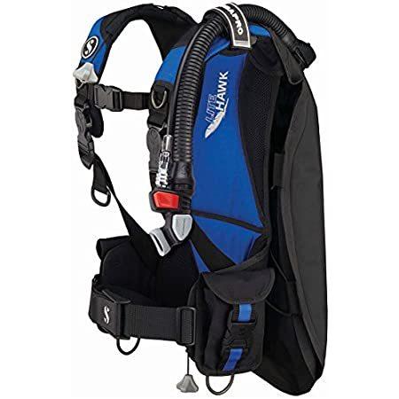 Scubapro Litehawk BCD with Standard Power Inflator, XS/S - Black Blue その他アクセサリー