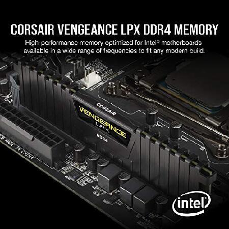CORSAIR DDR4 メモリモジュール VENGEANCE LPX シリーズ 16GB×2枚キット CMK32GX4M2B3200C16