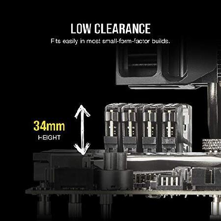 CORSAIR DDR4 メモリモジュール VENGEANCE LPX シリーズ 16GB×2枚キット CMK32GX4M2B3200C16
