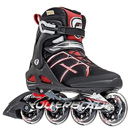 Rollerblade Macroblade 84 Alu 2016 All Around Workout Skate， Black/Red， US