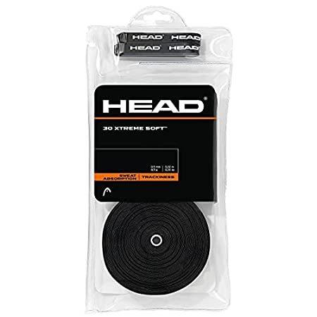 HEAD XtremeSoft オーバーグリップ 30個パック ブラック