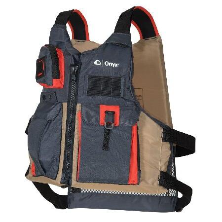 オニキス ONYX カヤックフィッシング ライフジャケット 黄褐色 