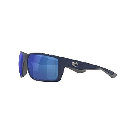 Costa Del Mar RFT75OBMP メンズマットブルーフレームブルーレンズ長方形偏光サングラスの画像