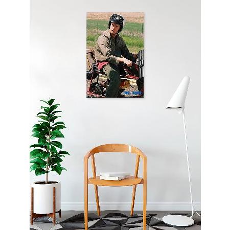 BUY ART FOR LESS Officially Licensed Dumb and Dumber - Lloyd on Motor Bike Scooter Art Poster - 36 x 24 Inch - Decorative Print - Poster Paper - Ready_1