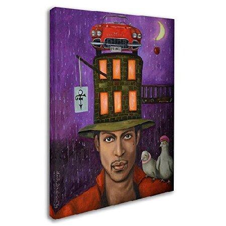 Canvas Wall Art - Leah Saulnier 'Cowabunga' Wall Art for Living Room, Bedroom, or Office Decor by Trademark Fine Artの画像
