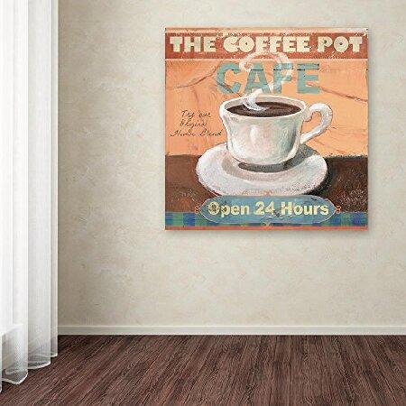 Coffee Pot by Fiona Stokes-Gilbert， 24x24-Inch Canvas Wall Art_2