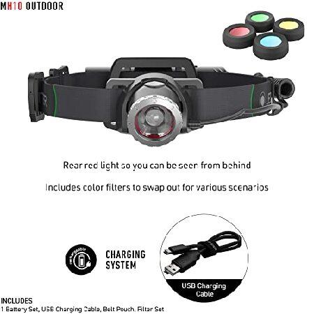 LEDLENSER（レッドレンザー） Ledlenser, MH10 Rechargeable Headlamp