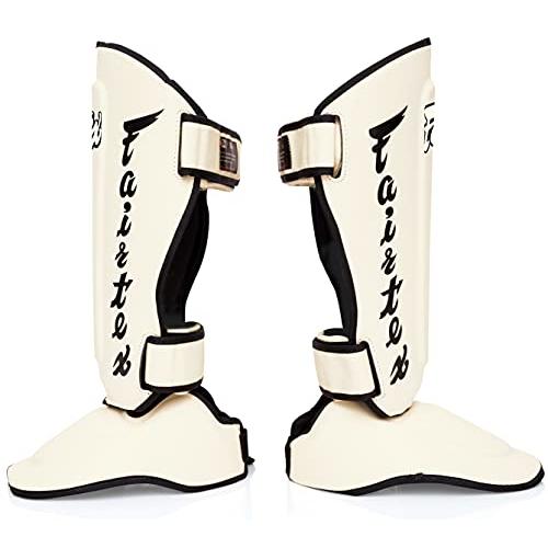 (X-Large, SP7 - White) - Fairtex Muay Thai Shin Guards SP3 SP5 SP6 SP7 Shin Protection for Muay Thai MMA K1｜awa-outdoor｜04