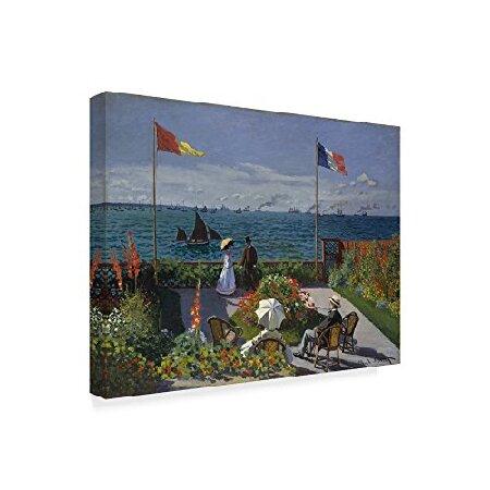 Trademark Fine Art Garden at Sainteadresse by Claude Monet, 18x24-Inch, Multicolorの画像