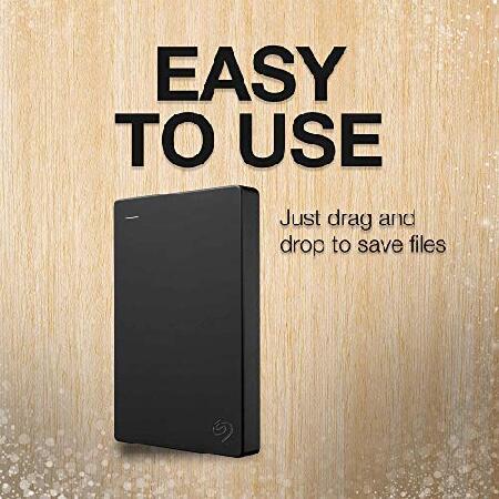 Seagate (シーゲイト) Portable (ポータブル) 1TB 外付け ハードドライブ HDD - USB 3.0 パソコン/Mac/プレイステーション/Xbox用 1年間のRescueサービス付帯 (S_5