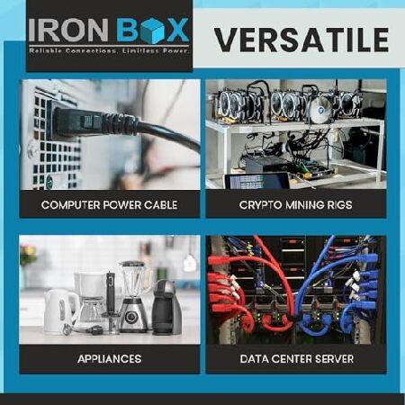 IronBox Electric - L21-30 Extension Cords - L21-30 Plug to L21-30 Connector - 30A， 120/208V 3 Phase - 8/5 SOOW Heavy Duty Extension Cord - Ideal for I_5