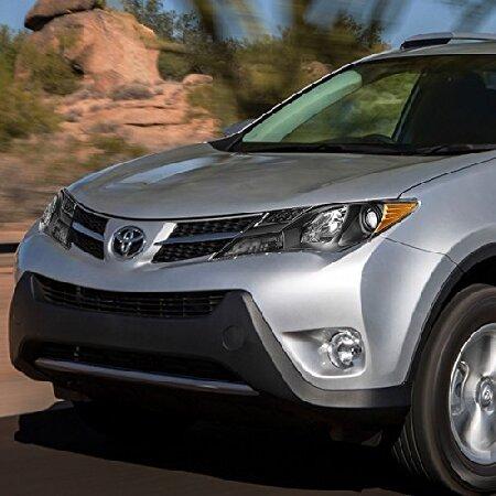 DNA MOTORING ブラックアンバー HL-OH-TRAV413-BK-AM プロジェクターヘッドライトペア [13-15 Rav4用]_4