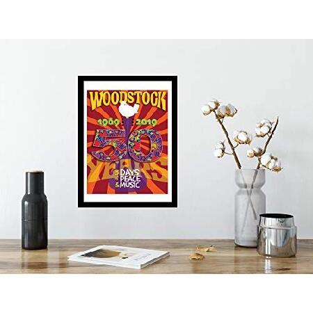 Buyartforless Work ひな型入り口・入口ウッドストック 50周年不死化活動写真 シリング・ダウンズ作 14x11 グラフィックアートプリントポスター 赤いこと