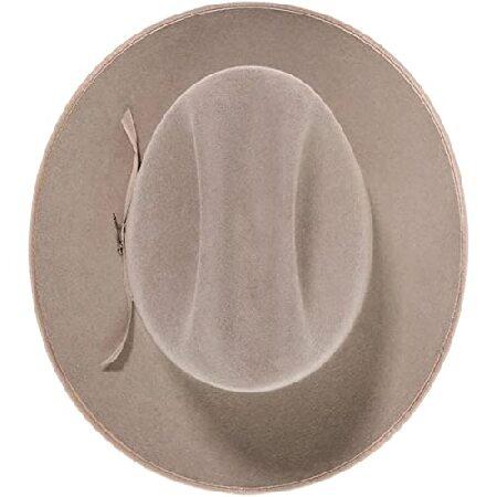 Stetson メンズ ロイヤルデラックスオープンロードハット - Tfropr-362675 US サイズ: 7 カラー: ブラウンの画像