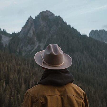 Stetson メンズ ロイヤルデラックスオープンロードハット - Tfropr-362675 US サイズ: 7 カラー: ブラウンの画像