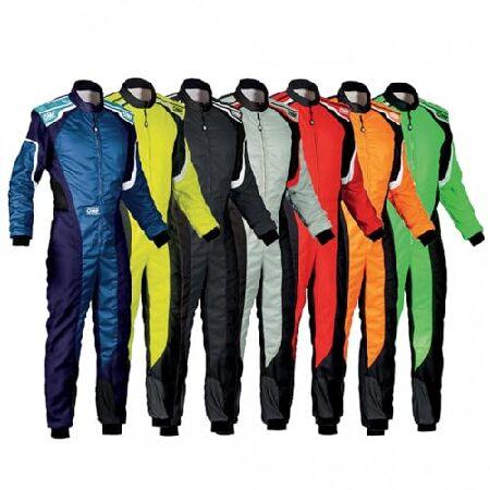 OMP KS-3 SUIT オレンジ×ブラック 58サイズ レーシングスーツ CIK-FIA LEVEL-2公認 レーシングカート・走行会用 (KK01727179)の画像